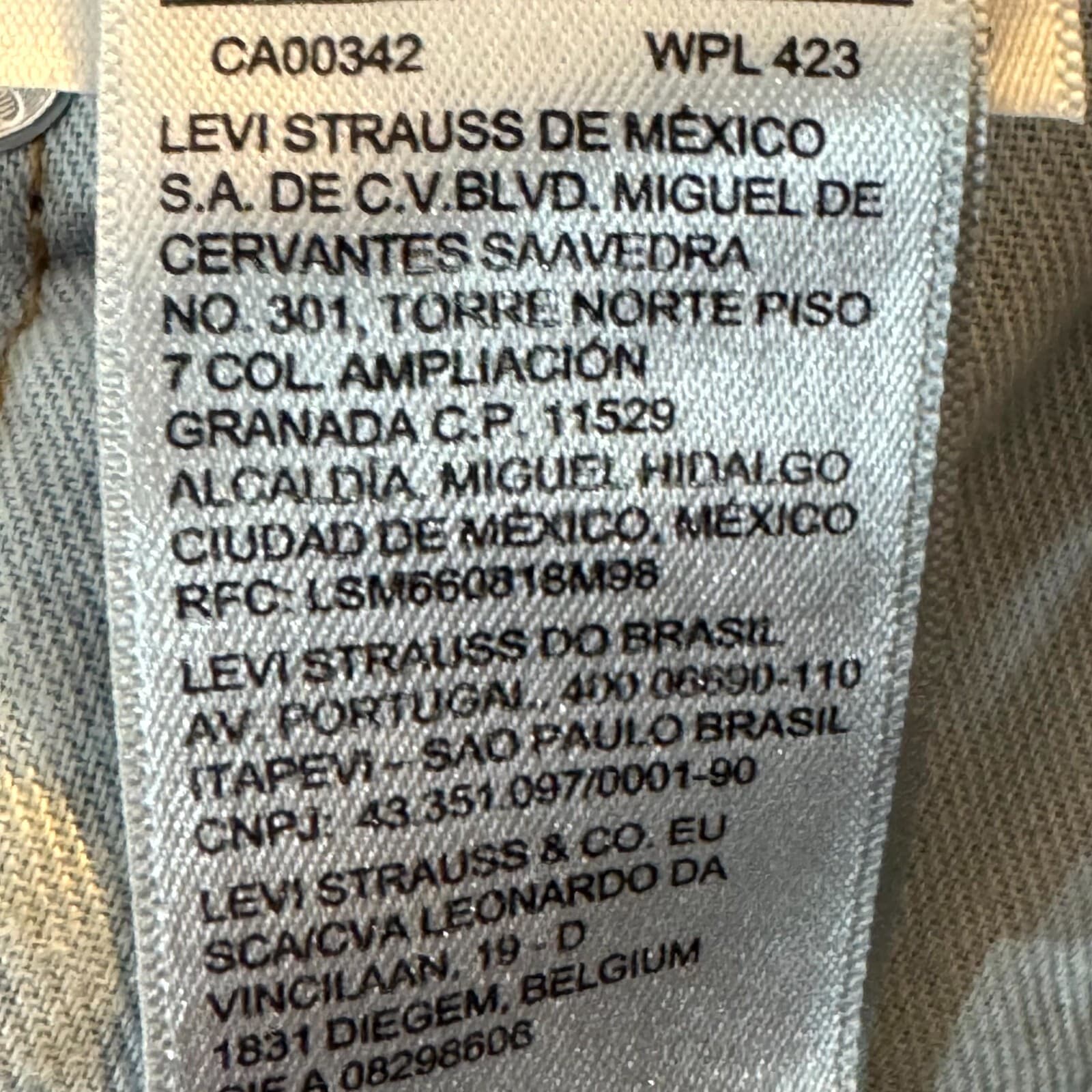 Levi’s 550 Mens Jeans 42x32 Blue Denim Relaxed Fit Mid Rise Straight Leg - Thumbnail 13