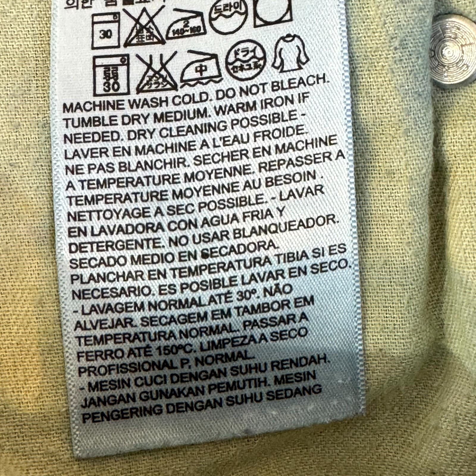 Levis 511 Jeans Mens 30x30 Blue Denim Slim Straight Stretch Mid Rise - Thumbnail 6