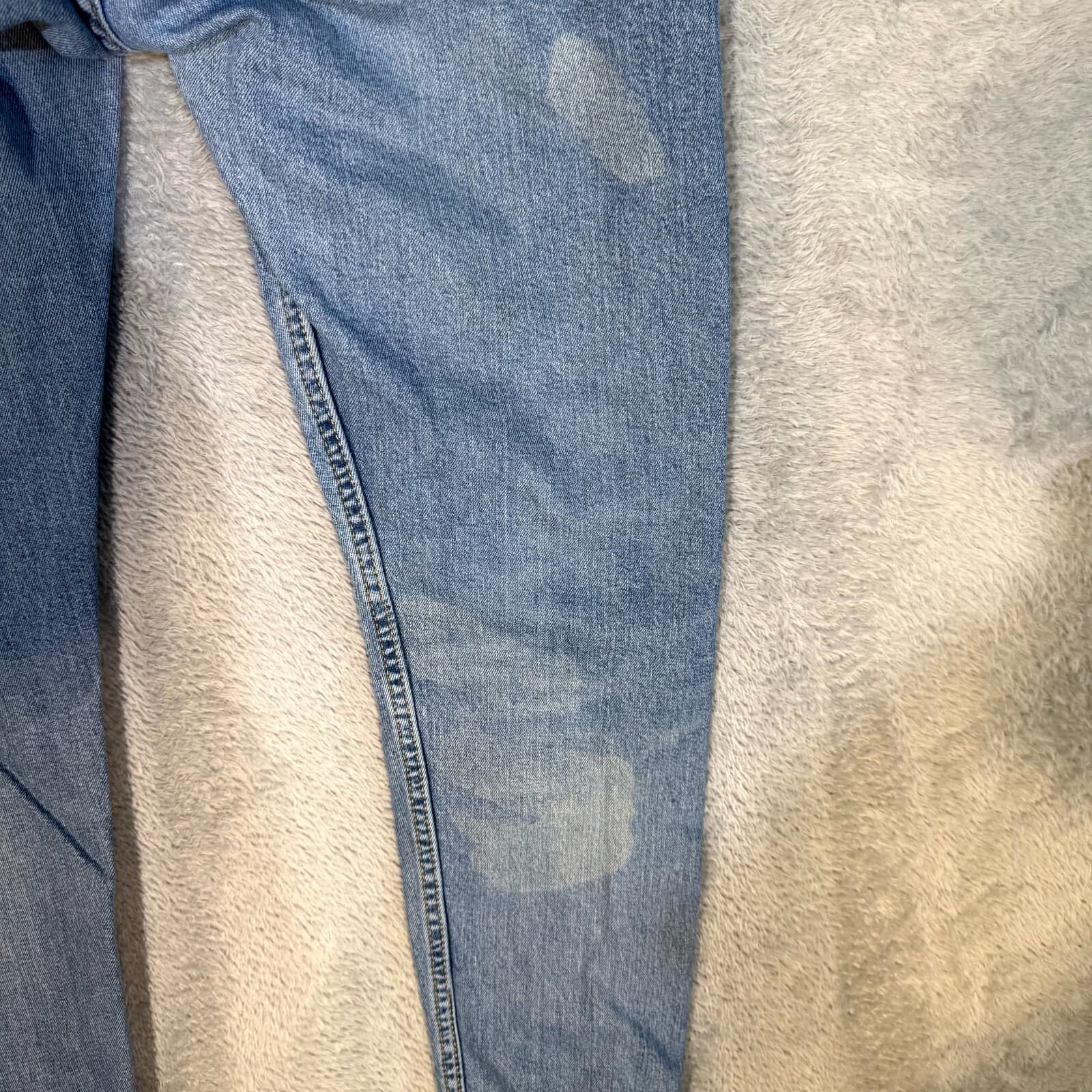 Levis 512 Jeans Mens 30x30 Blue Denim Stretch Slim Tapered Distressed - Thumbnail 7