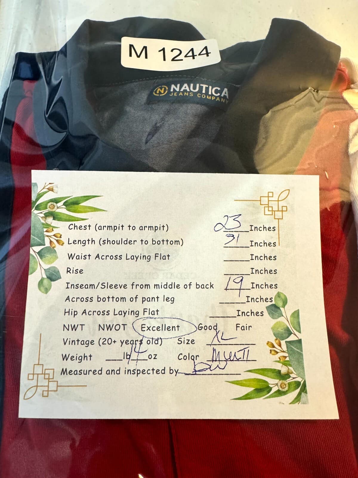 Nautica Jeans Co Men’s Polo Shirt XL Multicolor Stripe 100% Cotton Casual - Thumbnail 9