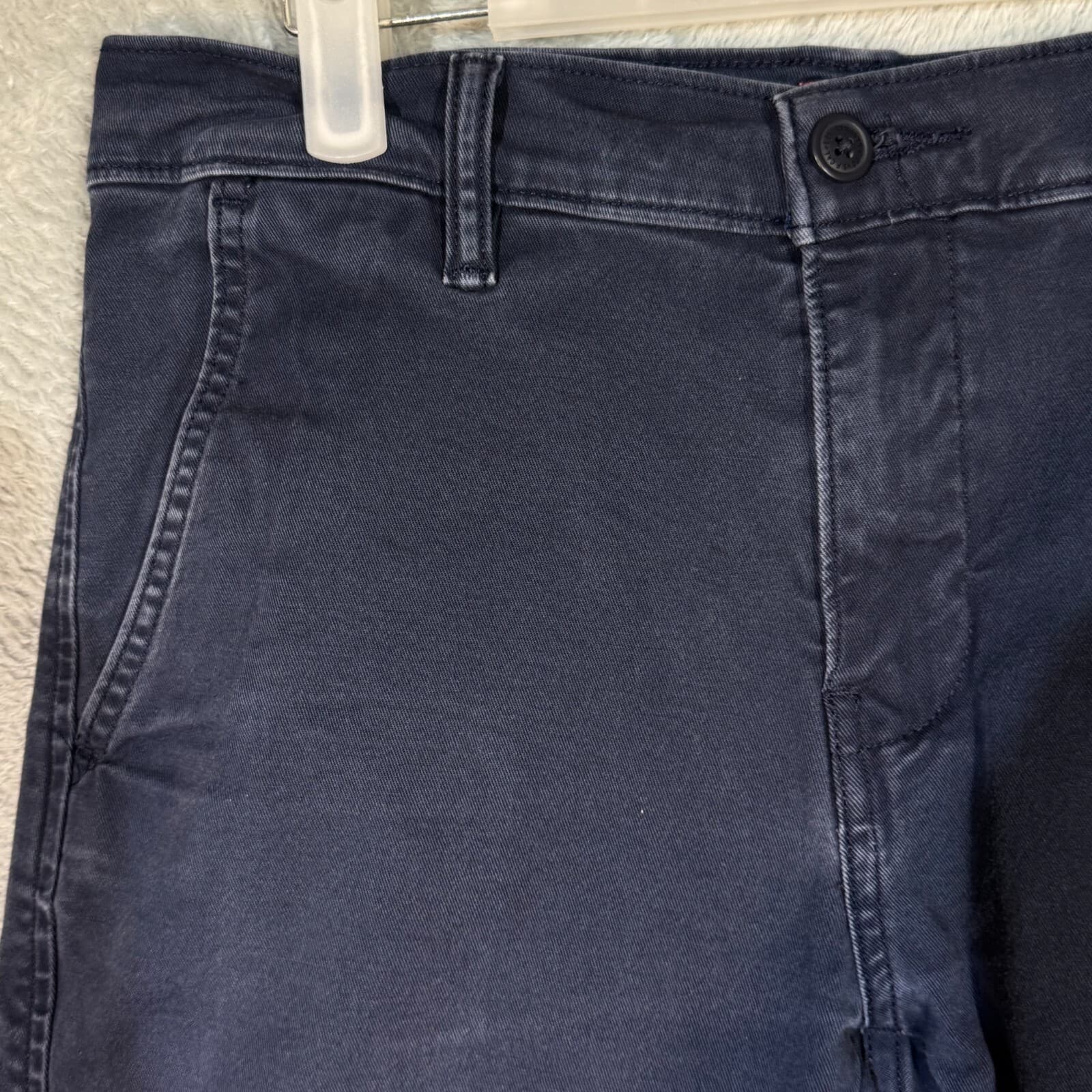 Levi’s 552 Mens Jeans 28x30 Blue Denim Mid Rise Straight Leg Medium Wash - Thumbnail 3