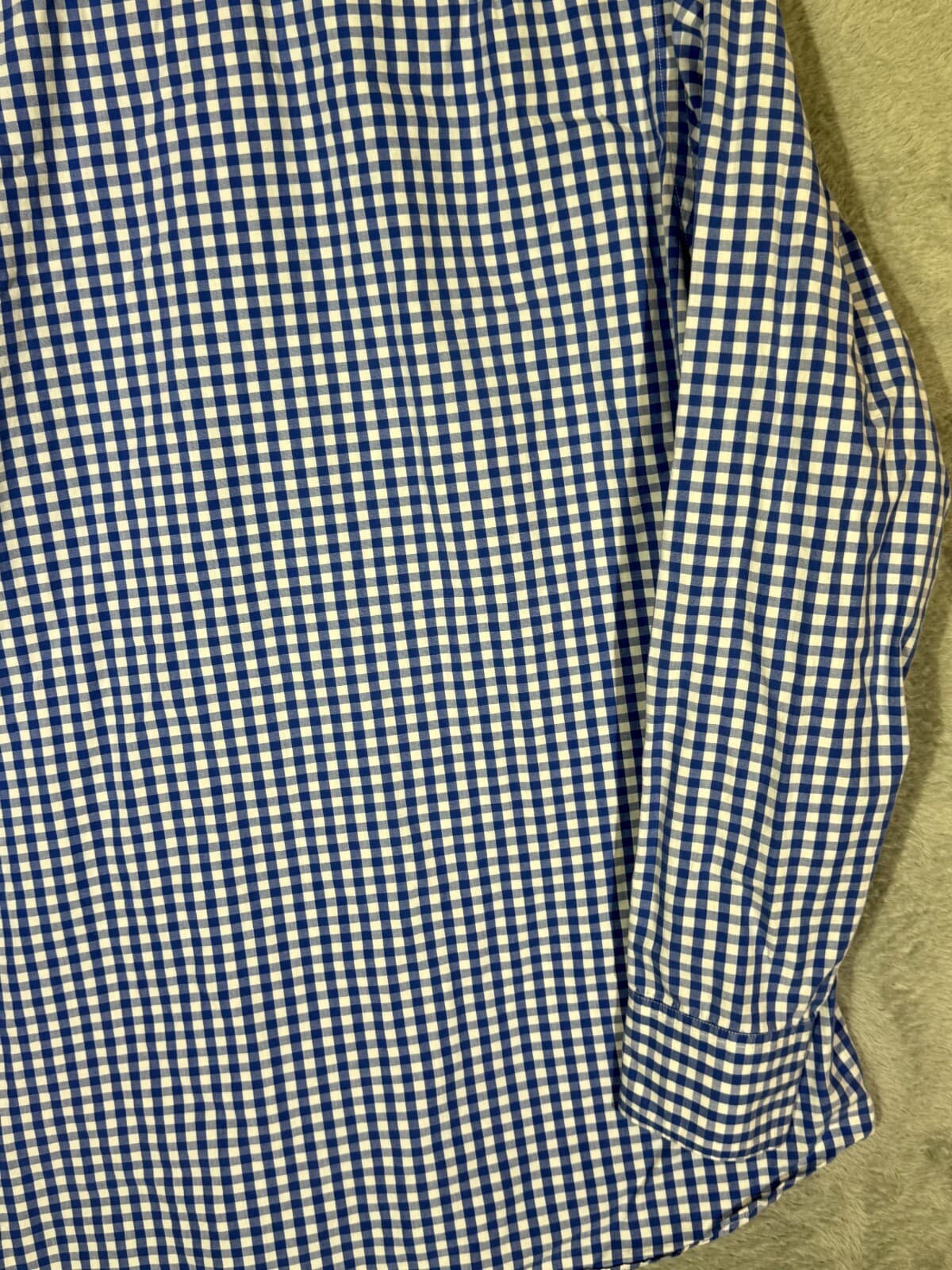 J.Crew Men’s Shirt Large Blue Check Tailored Fit Long Sleeve Button-Up Excellent - Thumbnail 11