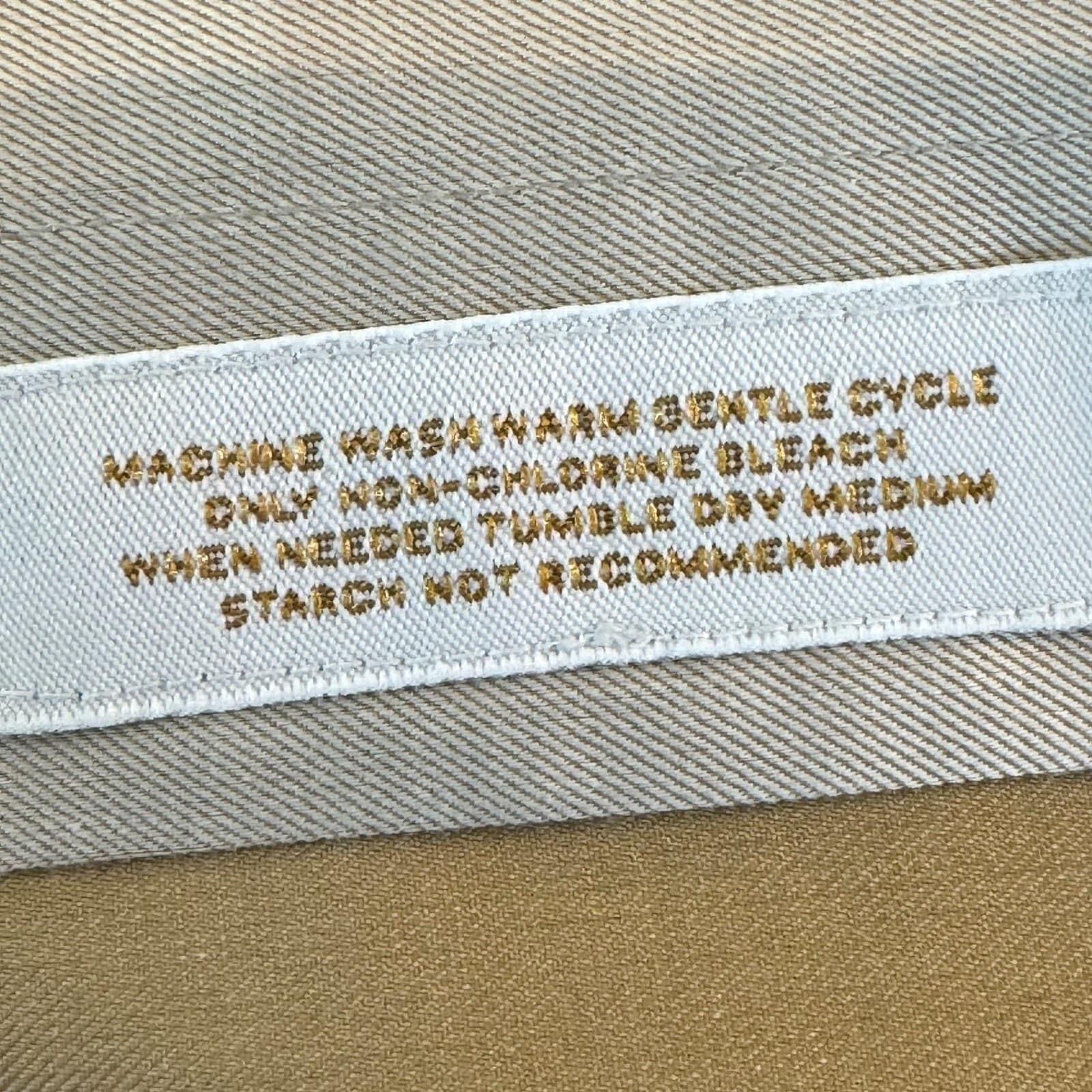 Gold Label Men’s Dress Shirt 16/34 Tan 100% Cotton Fitted Career Formal - Thumbnail 14