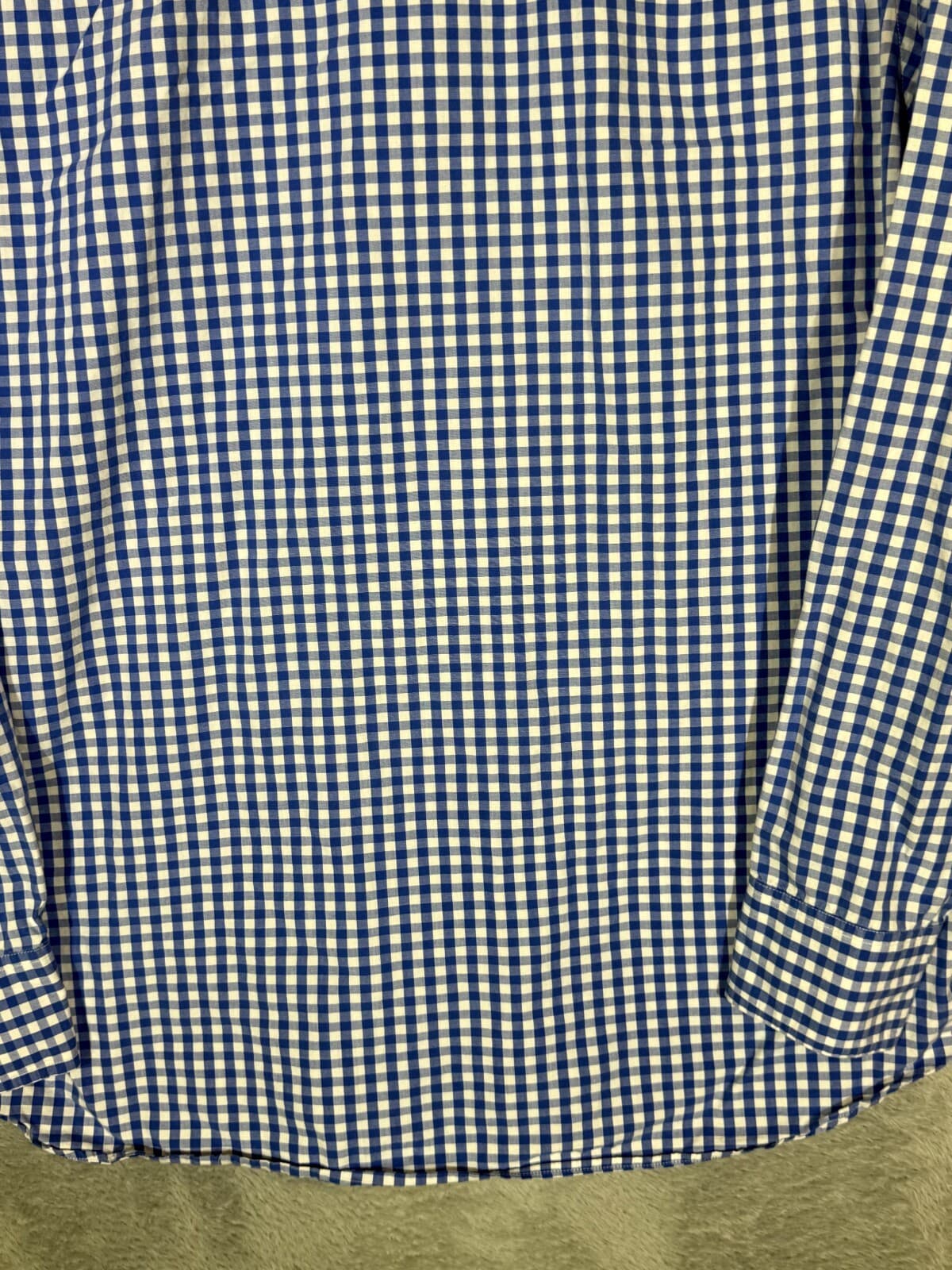 J.Crew Men’s Shirt Large Blue Check Tailored Fit Long Sleeve Button-Up Excellent - Thumbnail 12