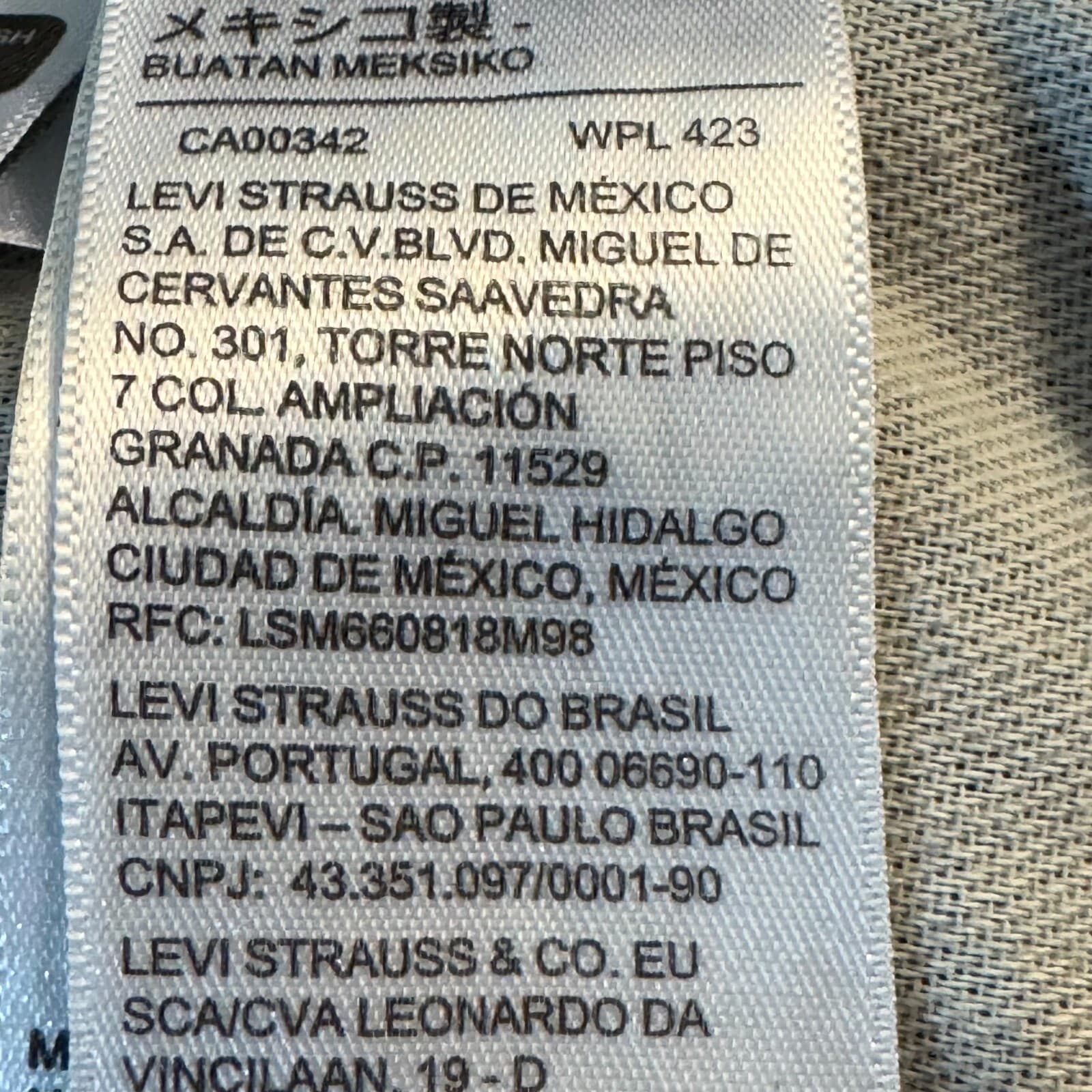 Levi’s 511 Men’s Jeans 38×32 Black Denim Mid-Rise Slim Straight Leg Excellent - Thumbnail 13