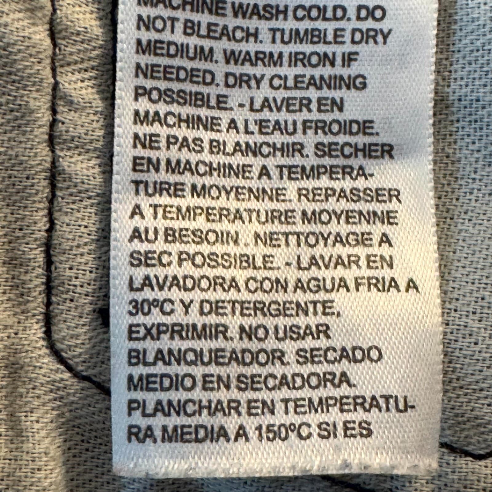 Levi’s 511 Men’s Jeans 38×32 Black Denim Mid-Rise Slim Straight Leg Excellent - Thumbnail 14