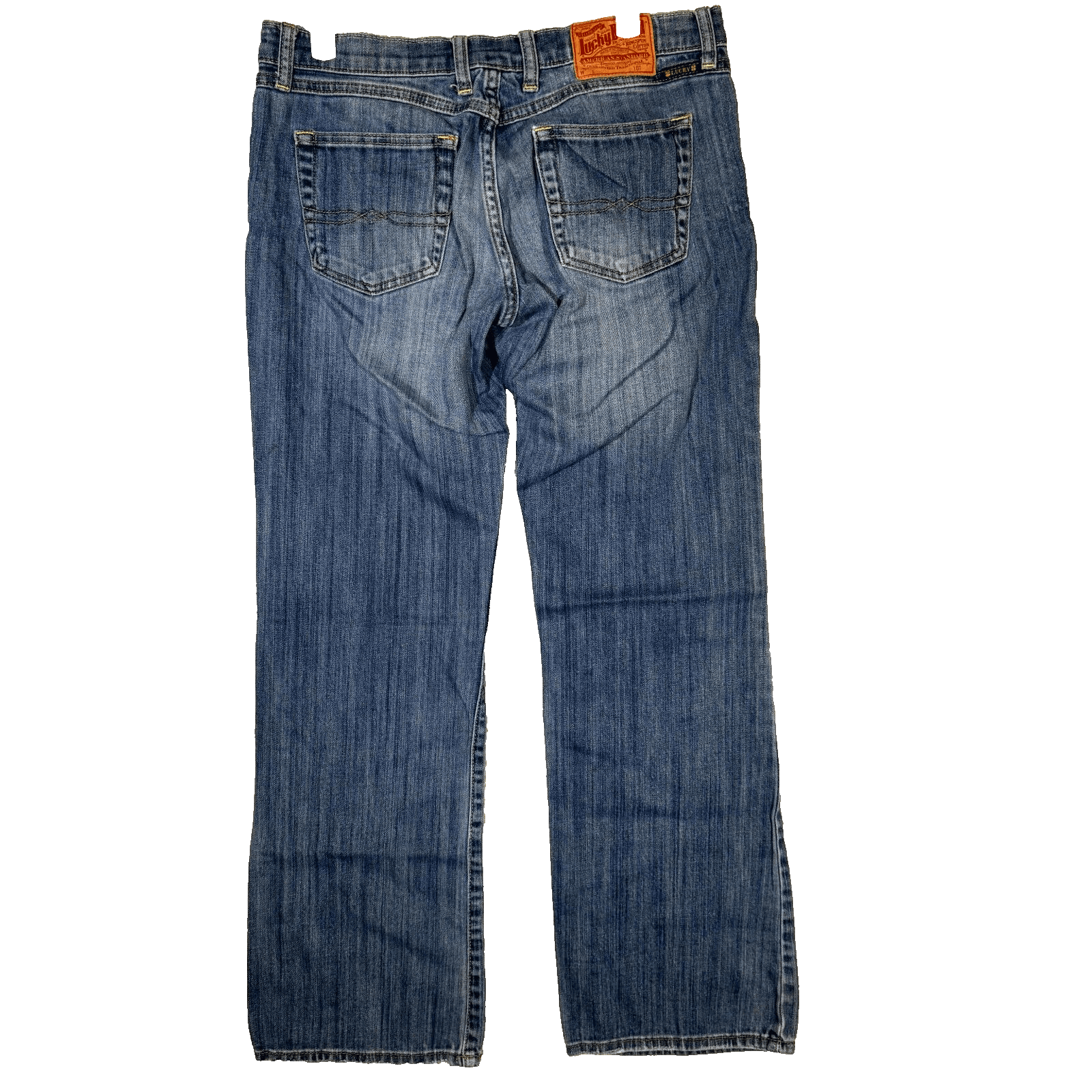 Lucky Brand Womens Jeans Size 6 / 28 Blue Denim Mid Rise Straight Leg - Thumbnail 2