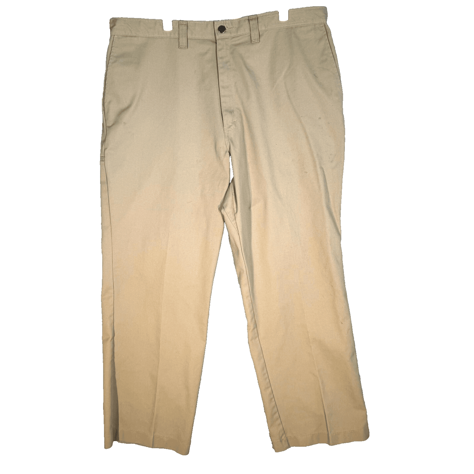 Dickies Work Pants Mens 40x32 Beige Relaxed Fit Flat Front Utility Workwear - Image 1