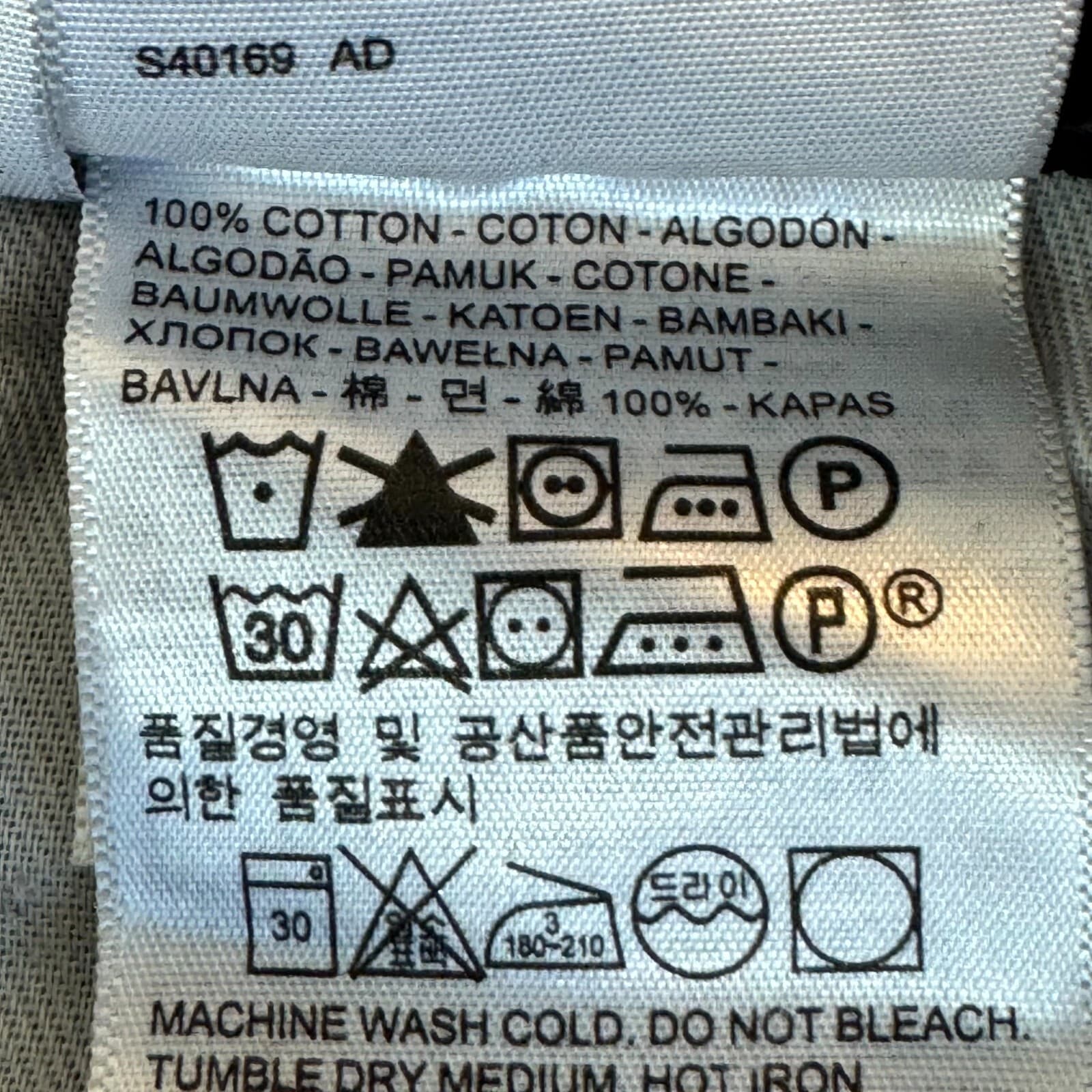 Levis 505 Jeans Mens 36x29 Black Denim Regular Fit Straight Leg Dark Wash - Thumbnail 7