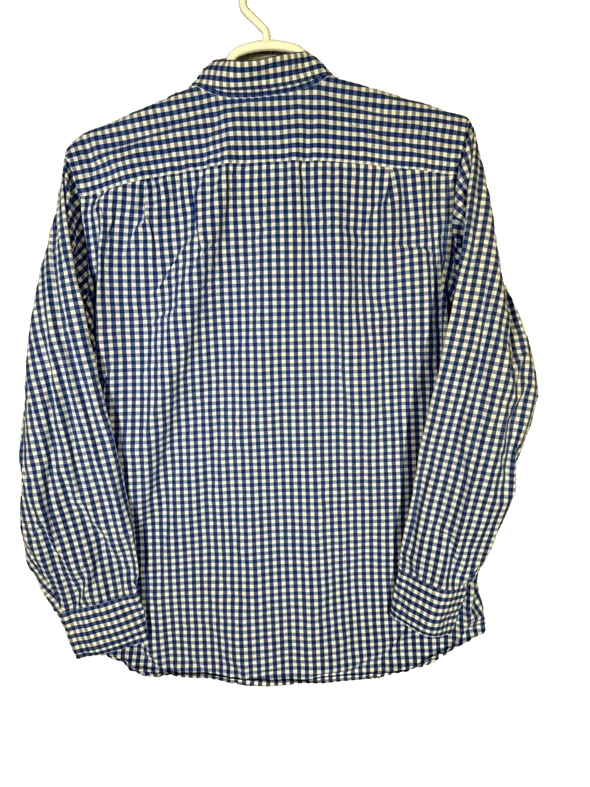 J.Crew Men’s Shirt Large Blue Check Tailored Fit Long Sleeve Button-Up Excellent - Thumbnail 2