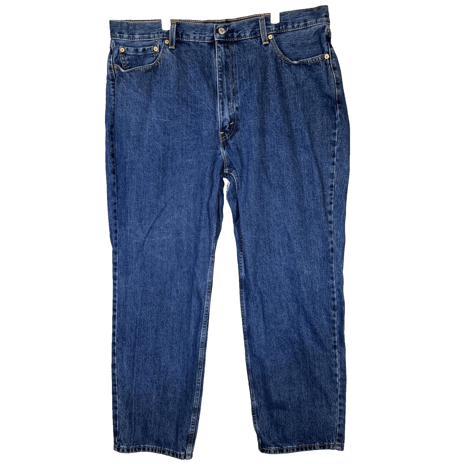 Levi’s 550 Mens Jeans 42x32 Blue Denim Relaxed Fit Mid Rise Straight Leg - Image 1