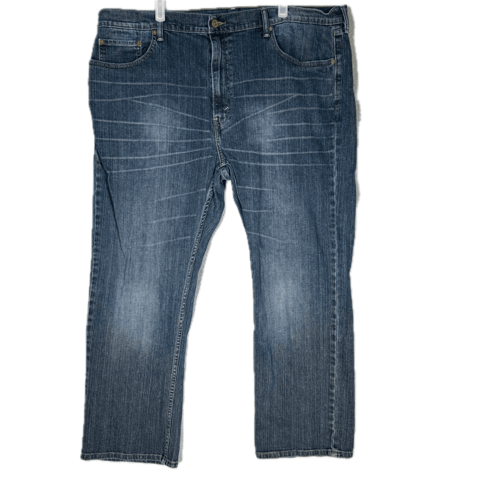 Levi’s 559 Mens Jeans 42x30 Blue Denim High Rise Straight Leg 100% Cotton - Image 1