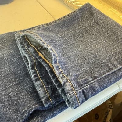 Levis 512 Jeans Womens 31x30 Blue Slim Taper Stretch Denim Premium Medium Wash - Thumbnail 10