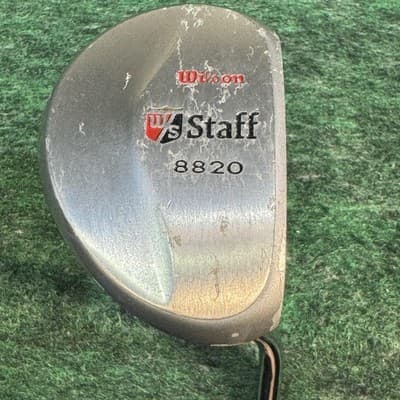 Vintage Wilson Staff 8820 Right Handed Putter Golf Club Mallet Steel Shaft - Image 1
