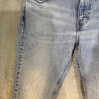 Levis 511 Jeans Mens 32x31 (32x32) Light Wash Blue Slim Taper Denim Mid Rise - Thumbnail 3