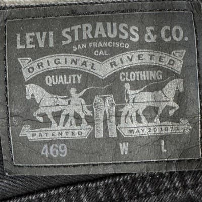 Levis 469 Shorts Mens 44 Denim Relaxed Fit Classic Casual Jeans - Thumbnail 3