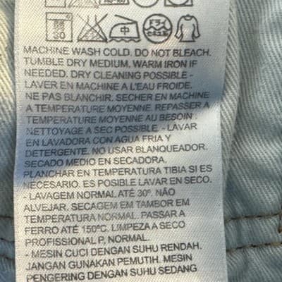 Levis 541 Jeans Mens 40x31 (40x32) Blue Athletic Taper Stretch Denim Whiskered - Thumbnail 9