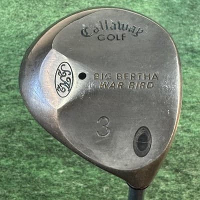 Vintage Callaway Big Bertha War Bird 3 Wood 15° Ladies RH Brown Graphite Fairway - Image 1