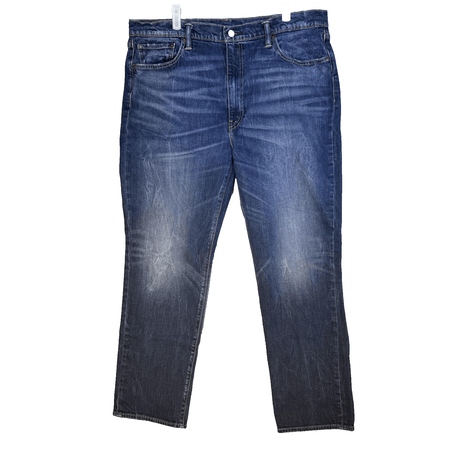 Levis 541 Jeans Mens 40x31 (40x32) Blue Athletic Taper Stretch Denim Whiskered - Image 1