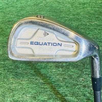 Dunlop Equation Plus 8 Iron Mens RH Graphite Shaft 37 In Silver Golf Club - Image 1