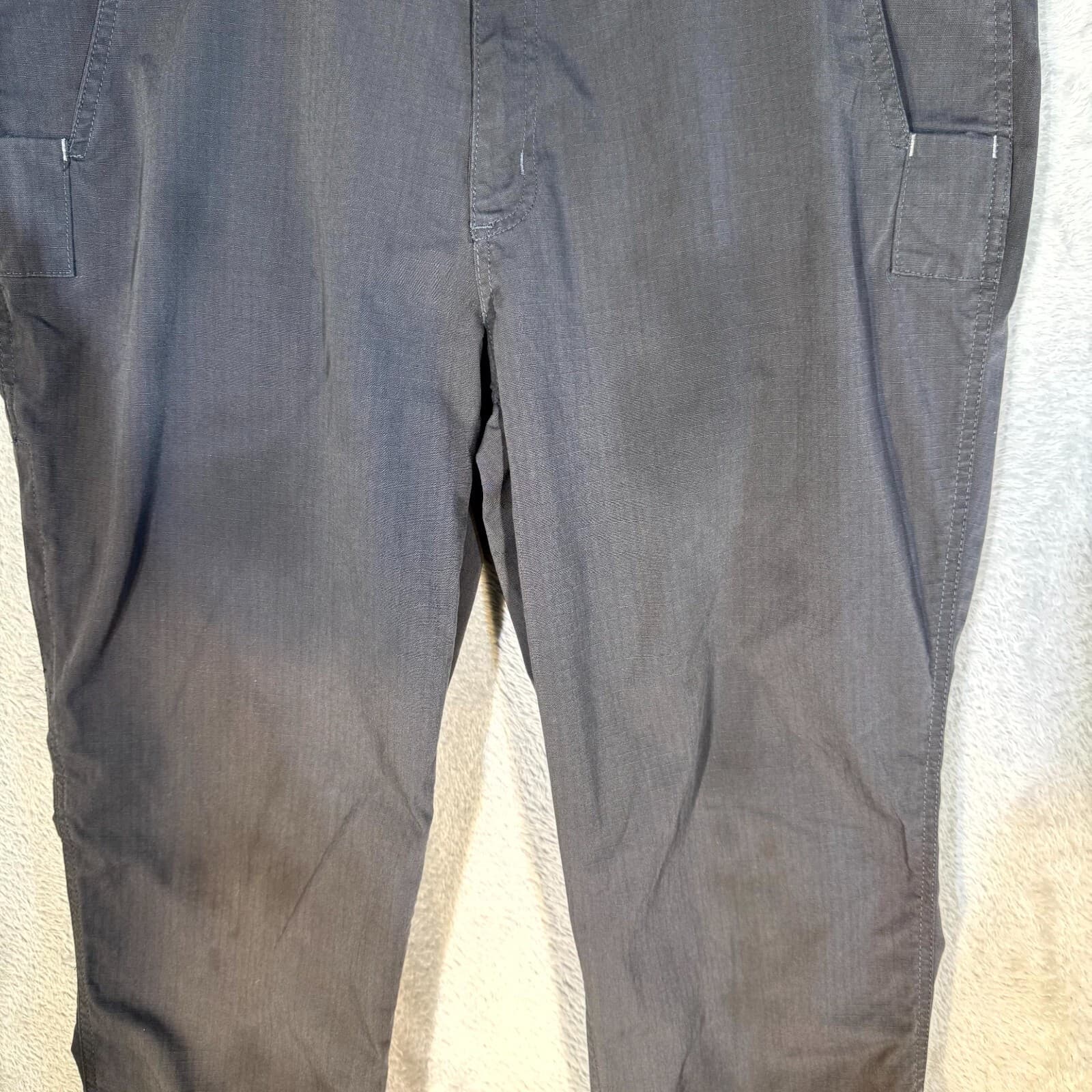 Carhartt 74533-33 Pants Mens 38x34 Gray Ripstop Relaxed Fit Workwear - Thumbnail 3