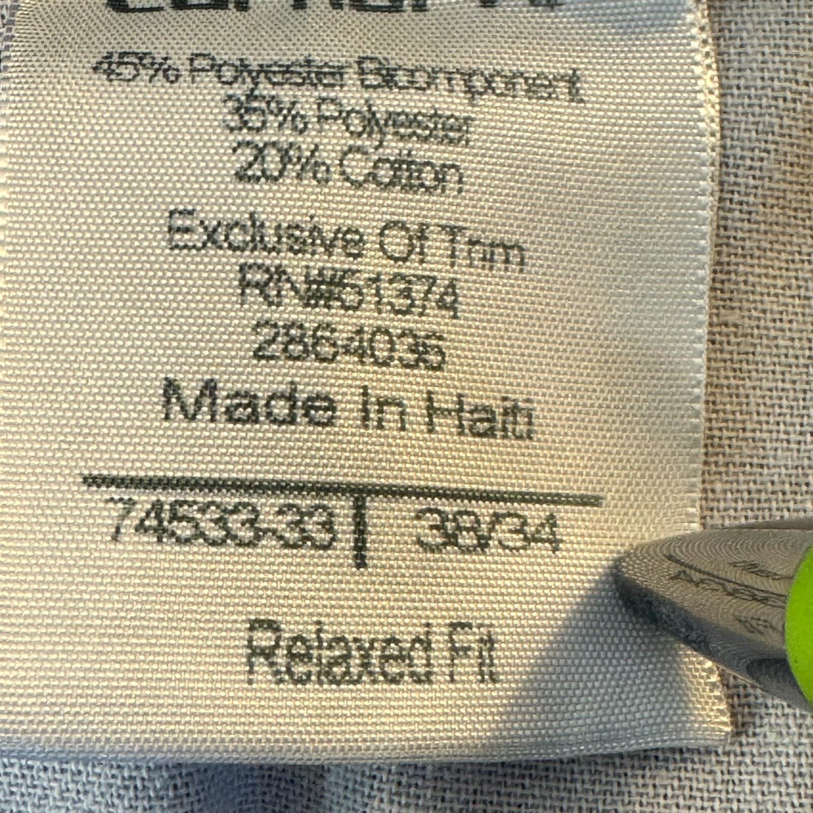 Carhartt 74533-33 Pants Mens 38x34 Gray Ripstop Relaxed Fit Workwear - Thumbnail 7