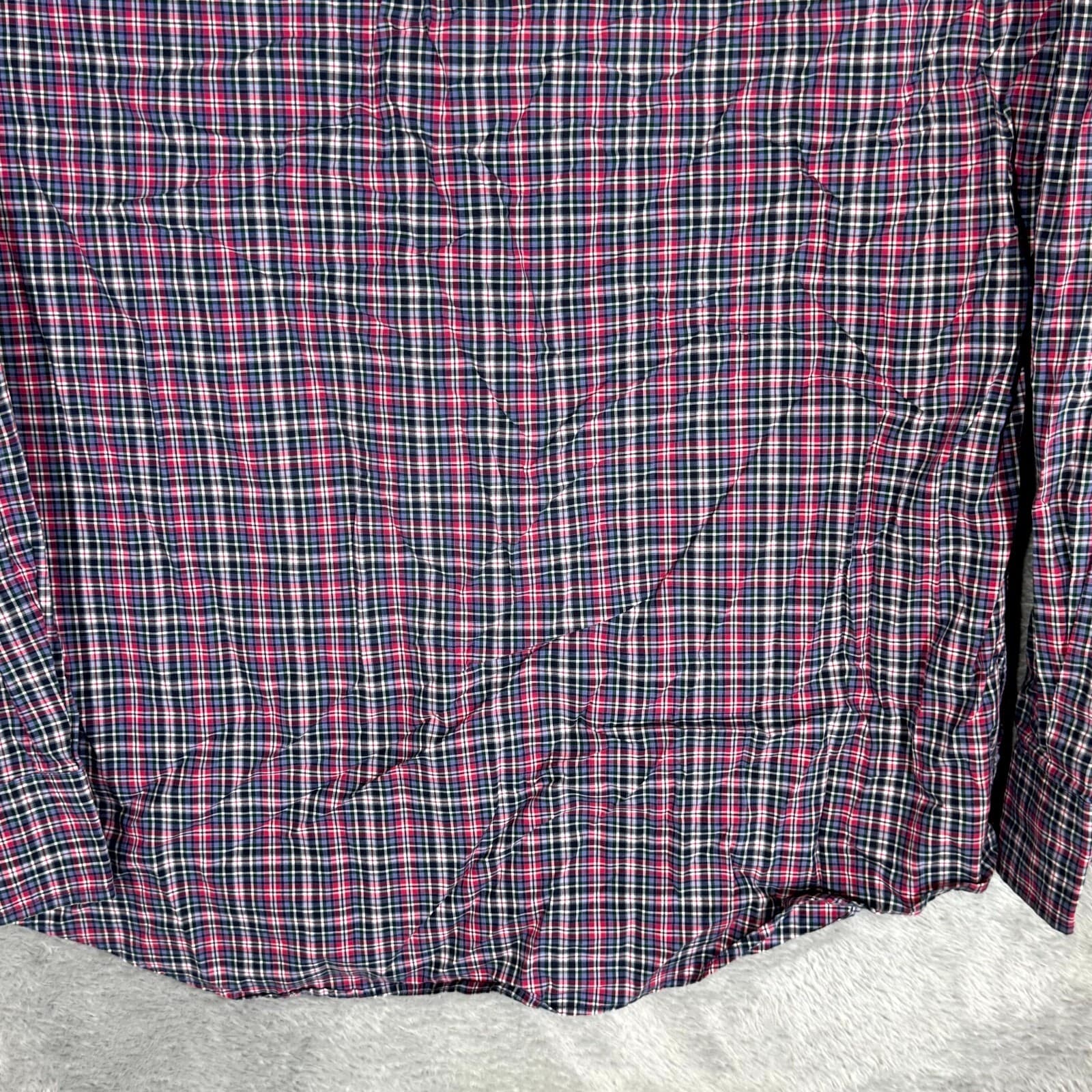 Polo Ralph Lauren Men’s Shirt Large Multi Plaid Slim 100% Cotton Stretch - Thumbnail 14