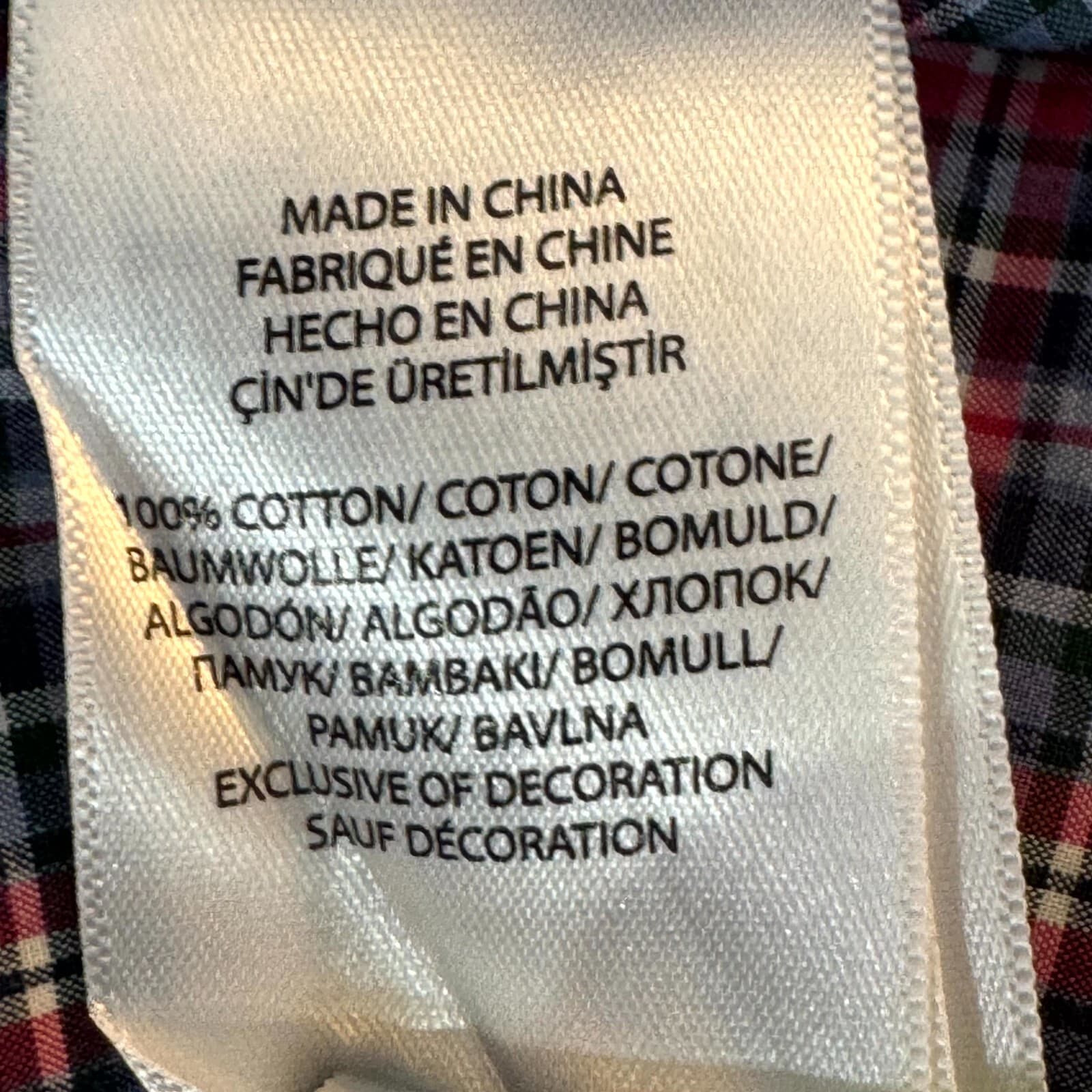 Polo Ralph Lauren Men’s Shirt Large Multi Plaid Slim 100% Cotton Stretch - Thumbnail 16