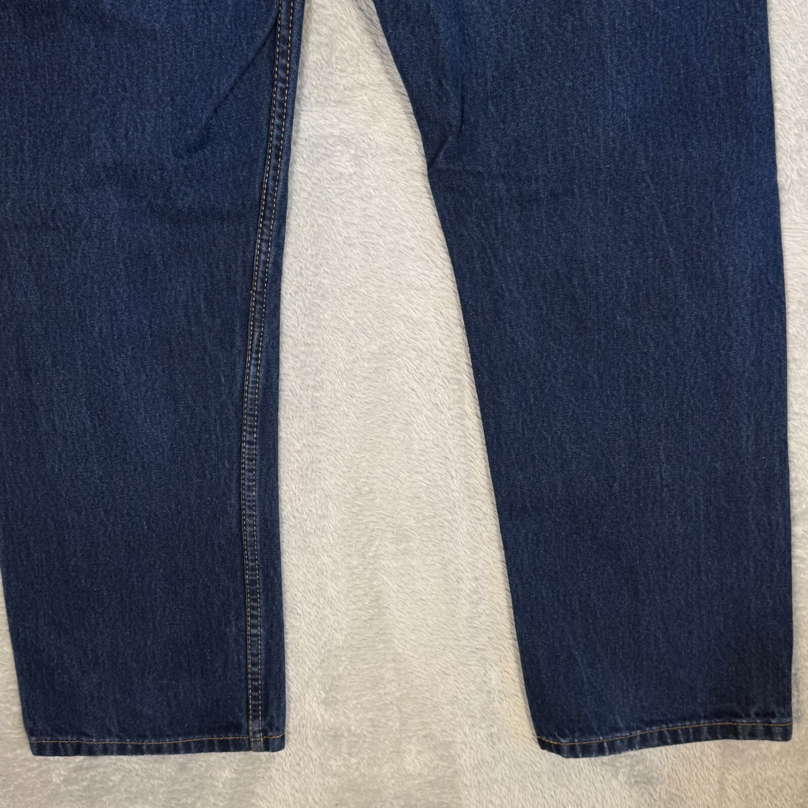 Levi’s 505 Mens Jeans 34x30 Blue Denim Stretch Mid Rise Straight Leg - Thumbnail 15