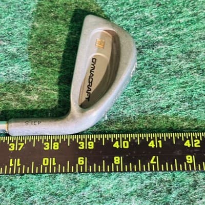 Dynacraft 3 Iron Mens RH Stiff Steel Shaft 39.5 In Silver Stainless Golf Club - Thumbnail 5