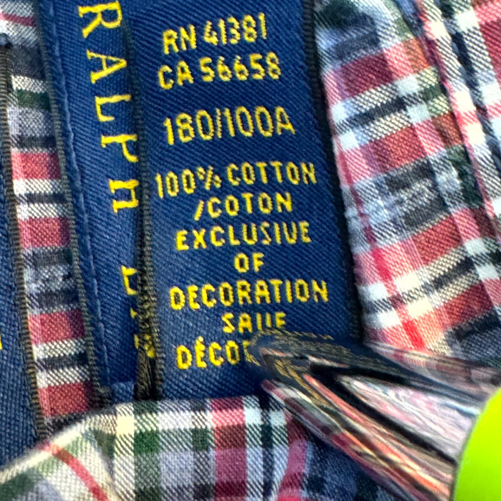 Polo Ralph Lauren Men’s Shirt Large Multi Plaid Slim 100% Cotton Stretch - Thumbnail 15