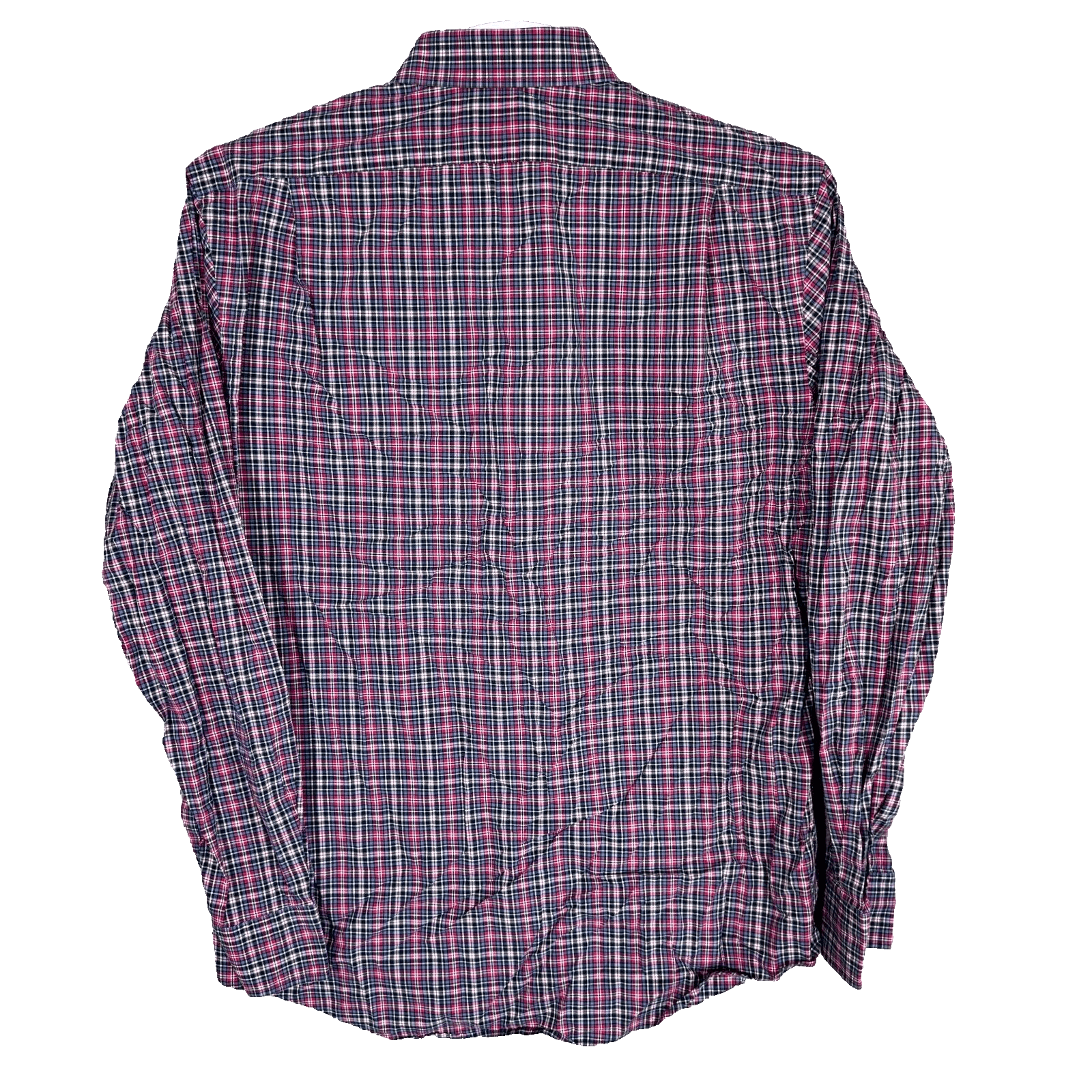 Polo Ralph Lauren Men’s Shirt Large Multi Plaid Slim 100% Cotton Stretch - Thumbnail 2