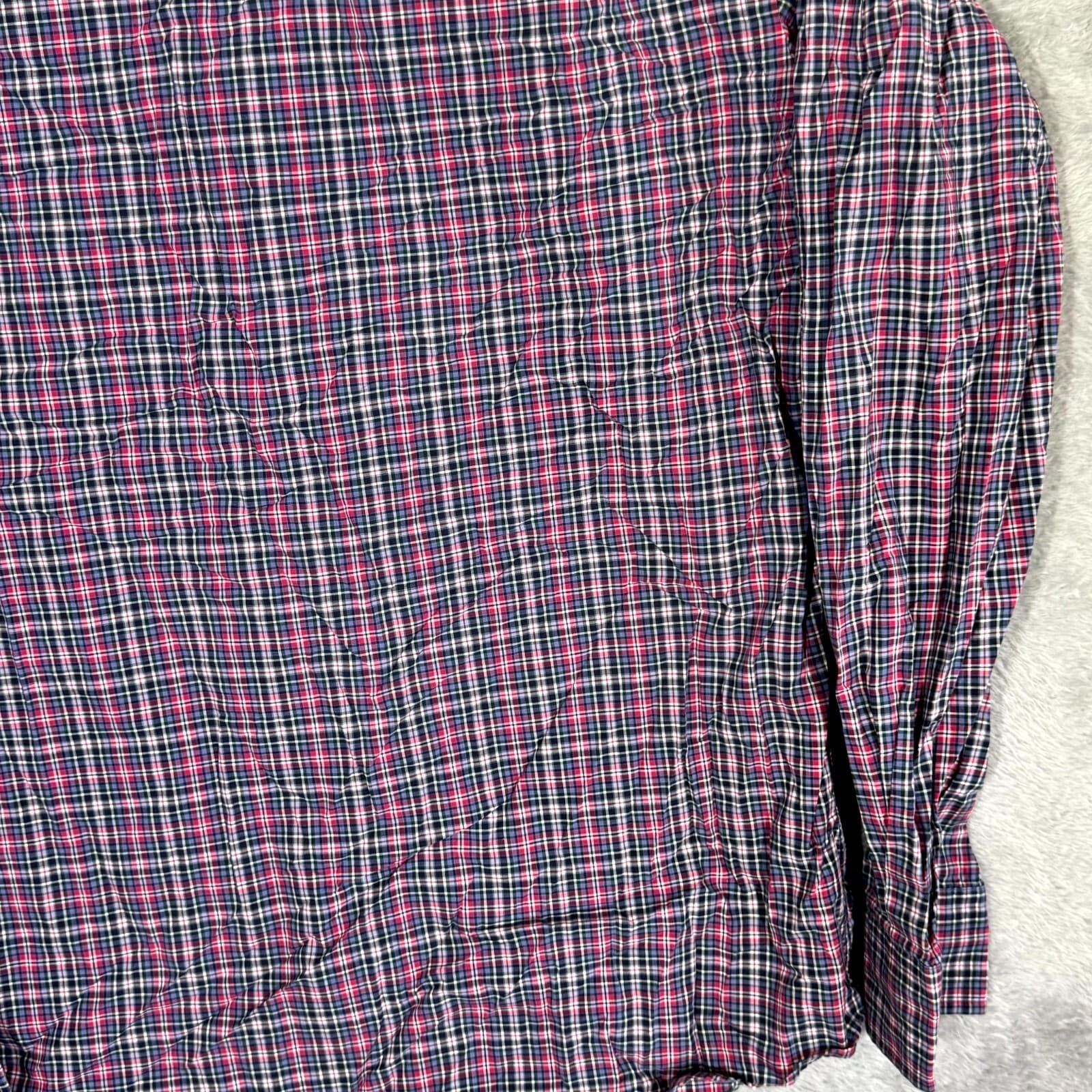 Polo Ralph Lauren Men’s Shirt Large Multi Plaid Slim 100% Cotton Stretch - Thumbnail 13