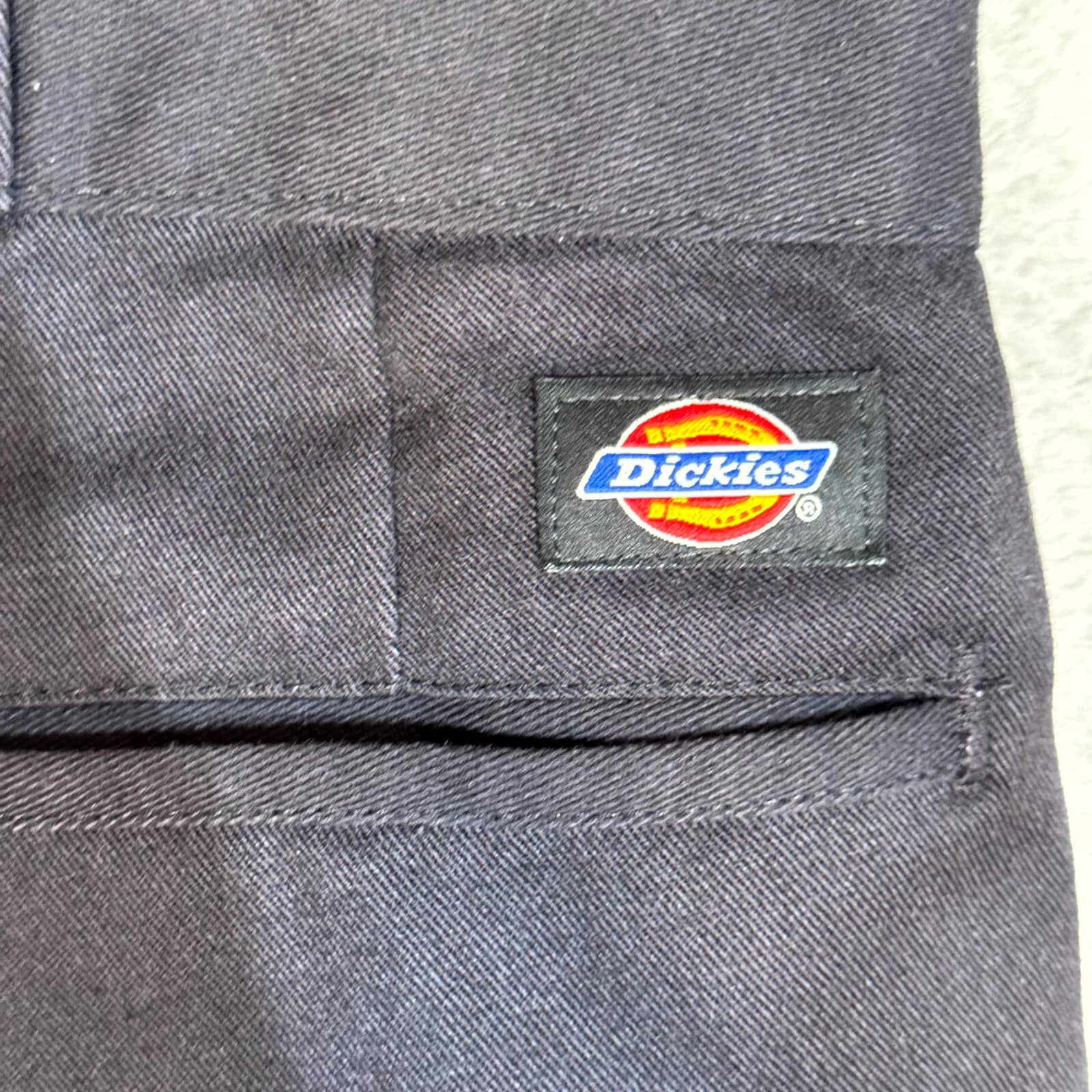 Dickies Mens Work Pants 42x31 Black Flat Front Slash Pocket Classic Fit - Thumbnail 3
