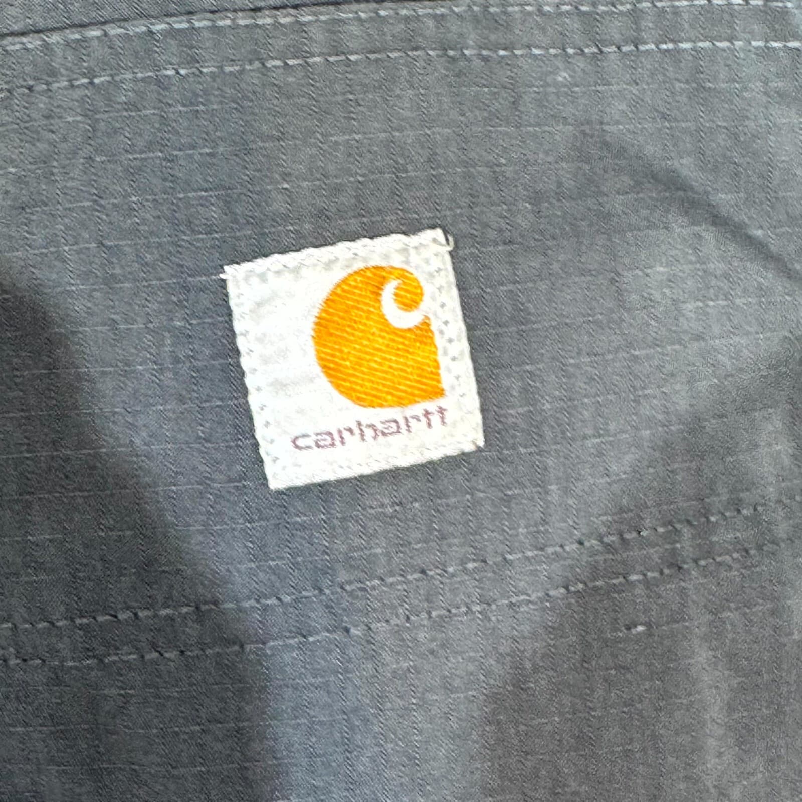 Carhartt 74533-33 Pants Mens 38x34 Gray Ripstop Relaxed Fit Workwear - Thumbnail 5