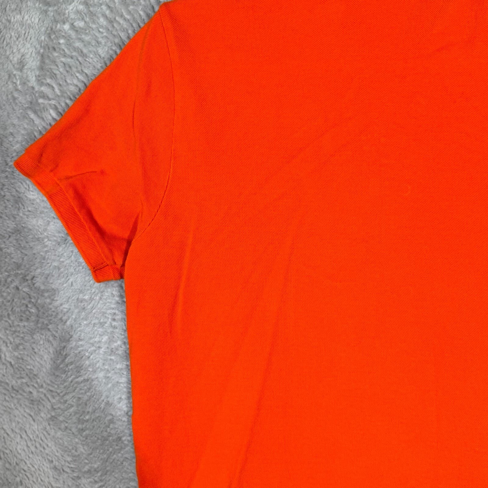 Polo Ralph Lauren Boys Polo Shirt 2XL Orange 100% Cotton Pony Custom Fit - Thumbnail 10