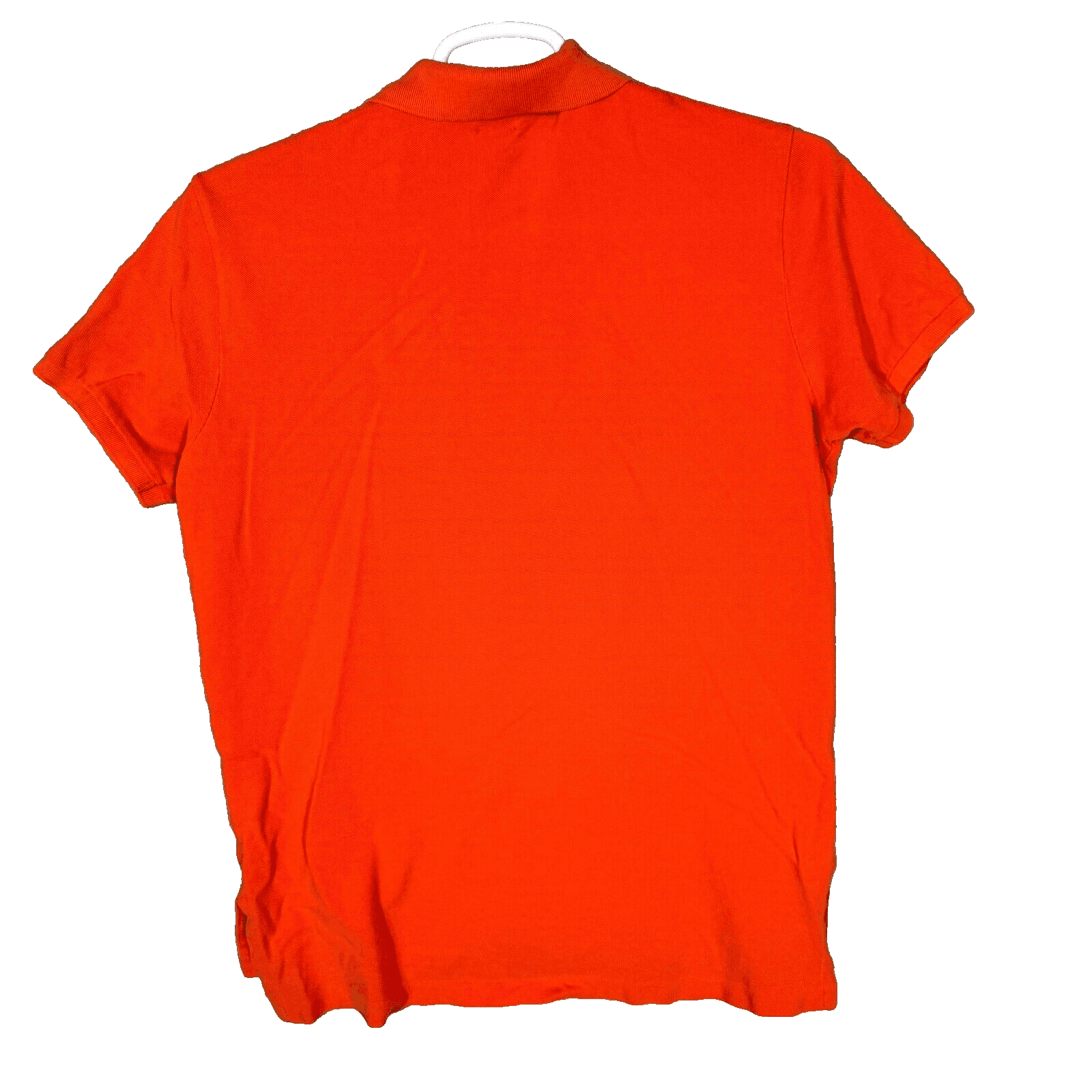 Polo Ralph Lauren Boys Polo Shirt 2XL Orange 100% Cotton Pony Custom Fit - Thumbnail 2
