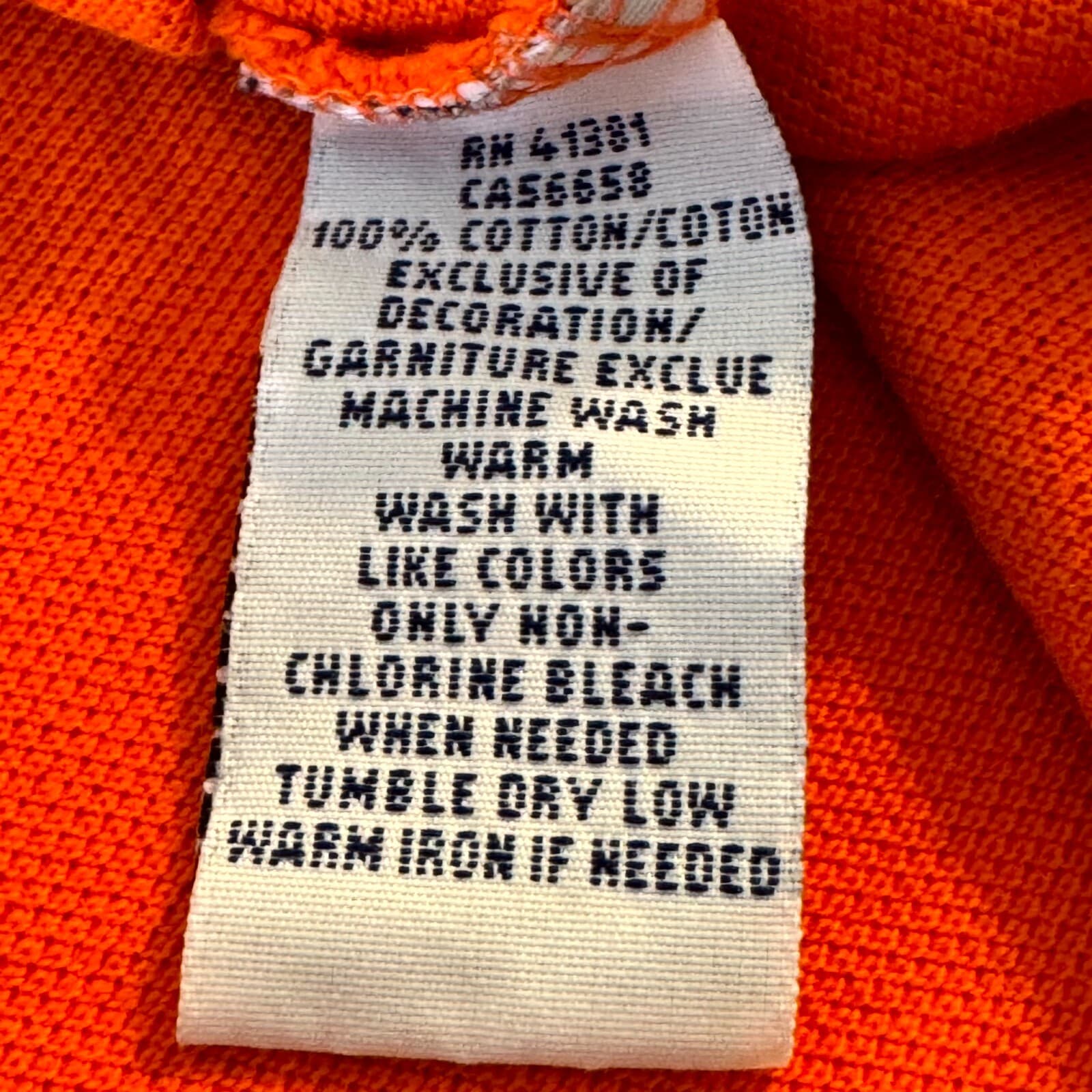 Polo Ralph Lauren Boys Polo Shirt 2XL Orange 100% Cotton Pony Custom Fit - Thumbnail 14