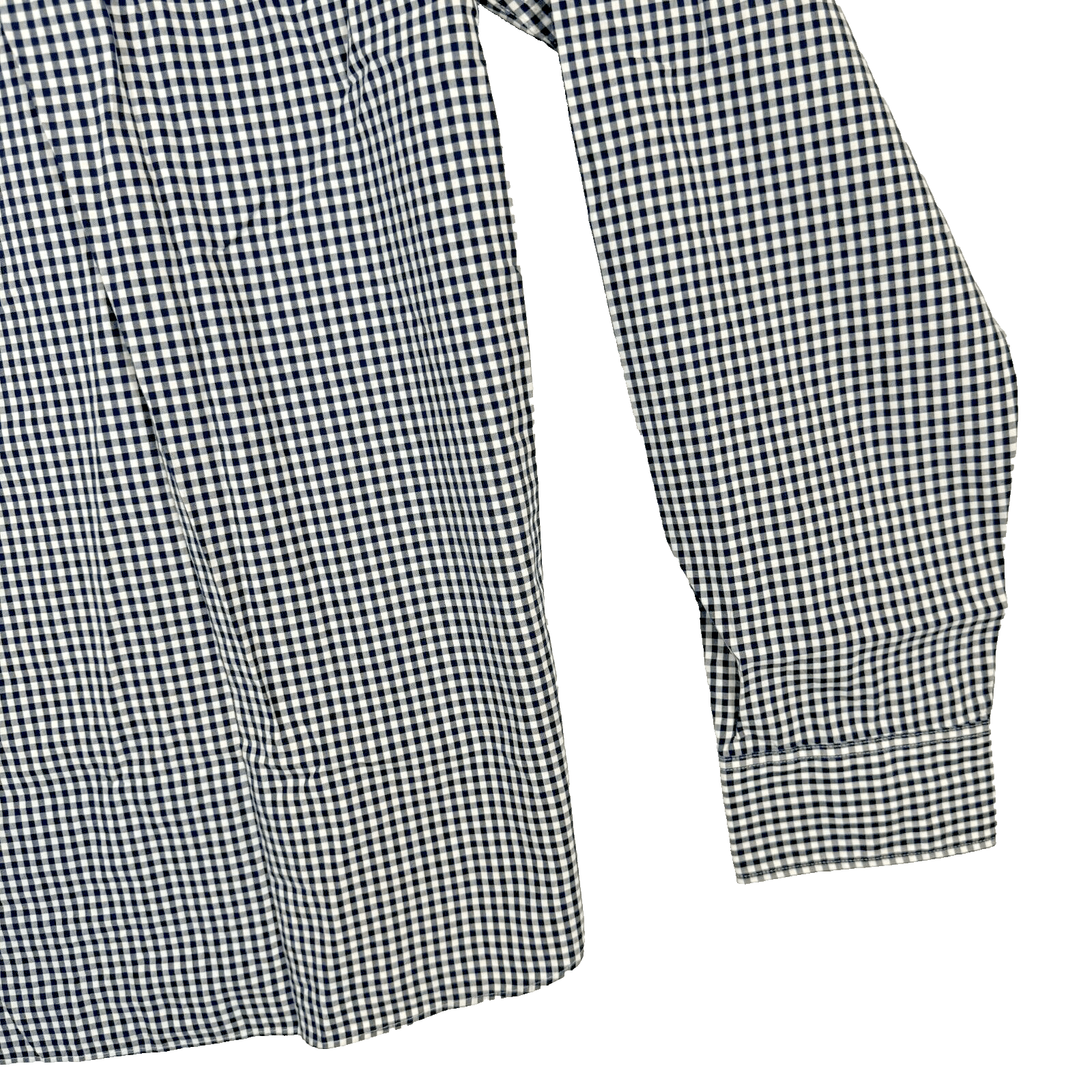 J.Crew Men's 2XL Slim Fit White Black Check 2‑Ply Cotton Button‑Down Shirt M164 - Thumbnail 13