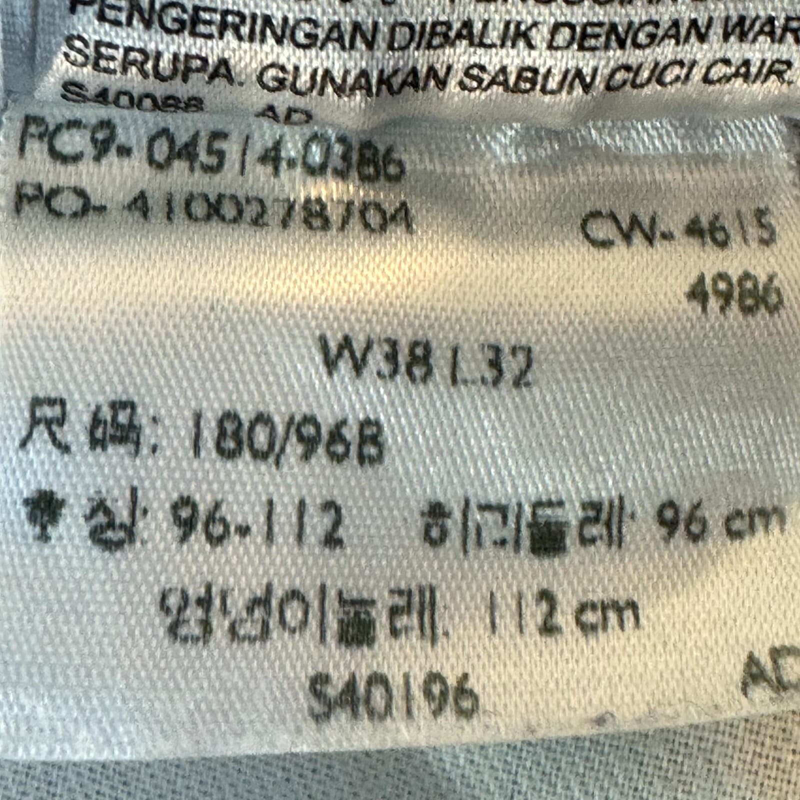 Levi's 514 Men's Jeans 38 X 32 Blue Denim Stretch Mid-Rise Straight Fit Zip Fly - Thumbnail 7