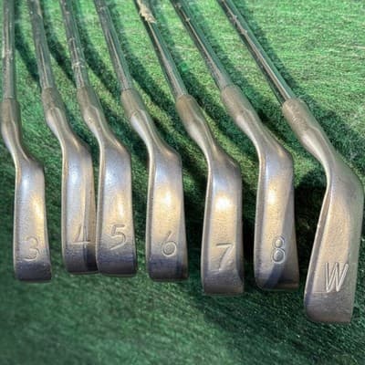 Ping Eye 2 Iron Set 3-8 W RH Karsten USA Steel Shafts Vintage - Image 1