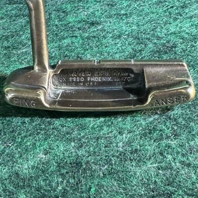 Vintage Ping Anser Putter Karsten Phoenix AZ USA Pingman Grip Golf Blade - Image 1