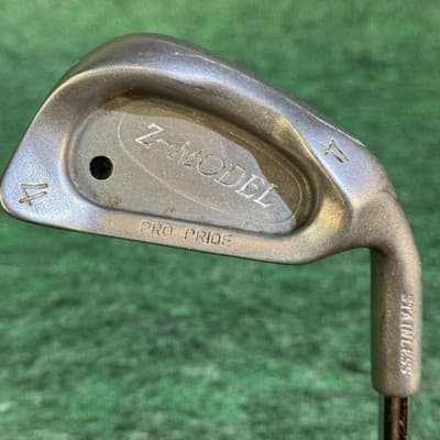 Pro Pride Z-Model Iron Set 4 5 7 9 10 Apollo AP46 Stiff Steel Made in England - Thumbnail 5