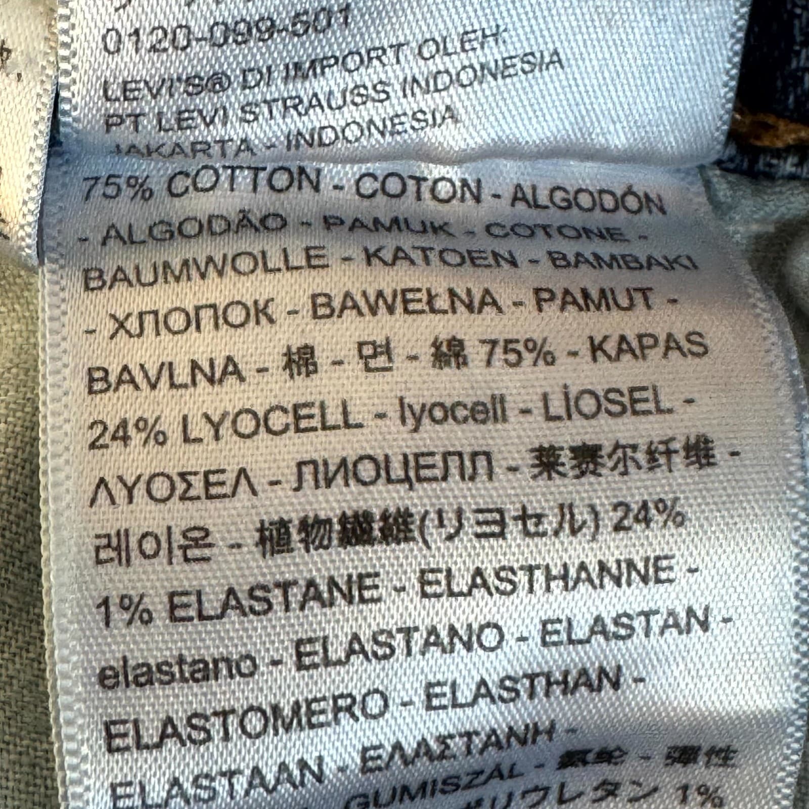 Levi's 514 Mens Jeans 36 X 30 Blue Denim 5-Pockets Straight Leg Zip Fly Zip Fly - Thumbnail 7