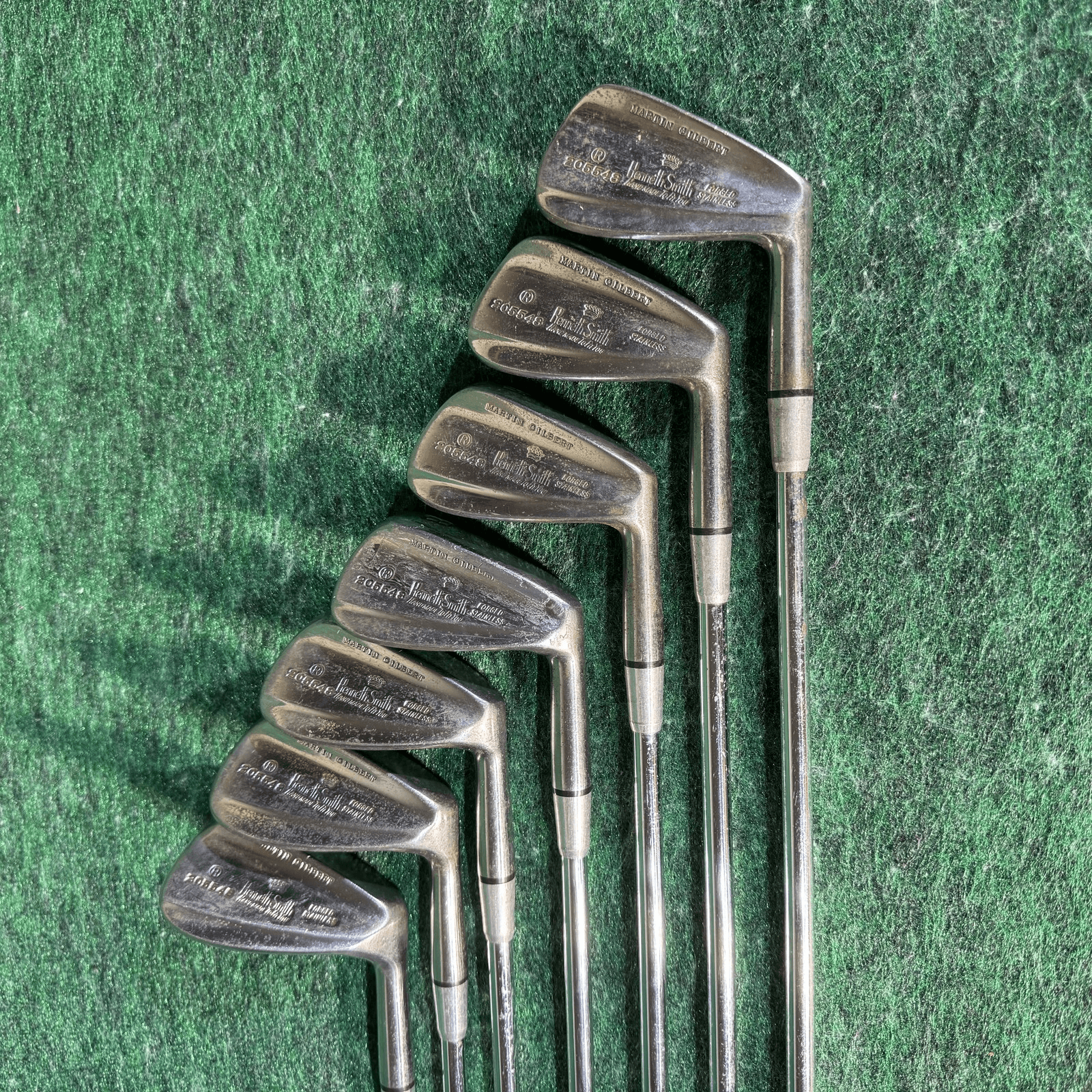 Vintage Kenneth Smith Forged Iron Set 4 5 6 8 9 19 60 Stainless Steel - Thumbnail 3