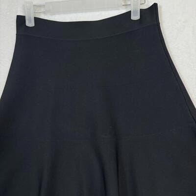 Halogen Women’s Black A-Line Mini Skirt Size SP Petite, Elastic Waistband W220 - Thumbnail 3