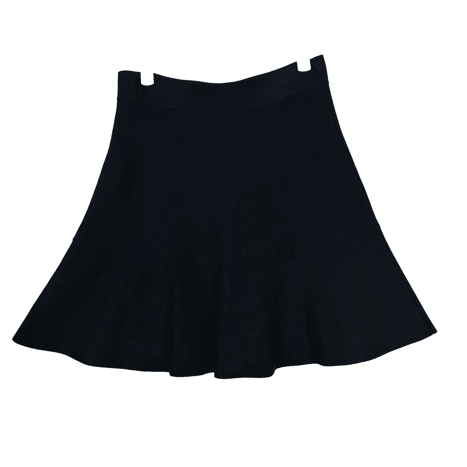 Halogen Women’s Black A-Line Mini Skirt Size SP Petite, Elastic Waistband W220 - Thumbnail 2