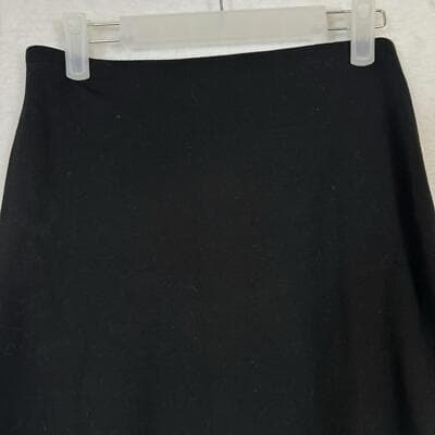 Philosophy Skirt Women’s 2 A-Line Knee-Length Rayon Black Back-Zip Classic W219 - Thumbnail 2