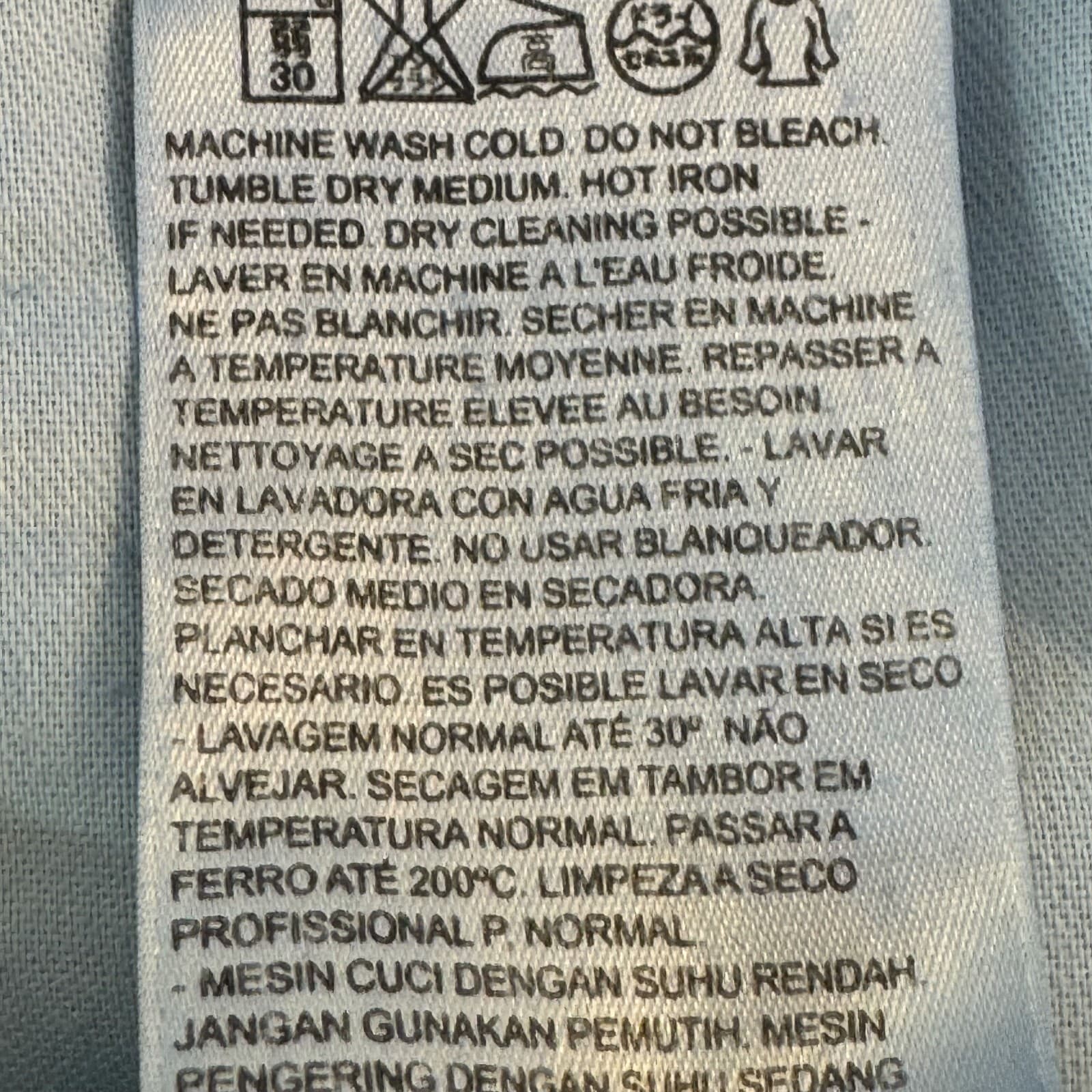 Levi's 550 Men Jeans 4 X30 Blue Denim Relaxed Fit High-Rise Straight Leg Zip Fly - Thumbnail 6