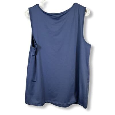 Catherine’s Women’s Plus Blouse Size 14/16 Light Blue Sleeveless Round Neck Top - Thumbnail 2